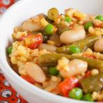vegetarian paella vegetarian paella