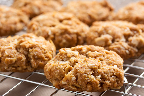 oat and coconut cookies