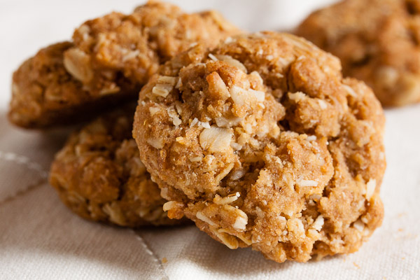 oat and coconut cookies