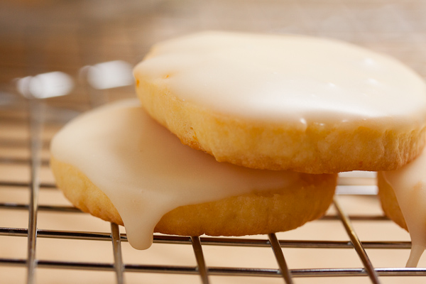 glazed orange cookies