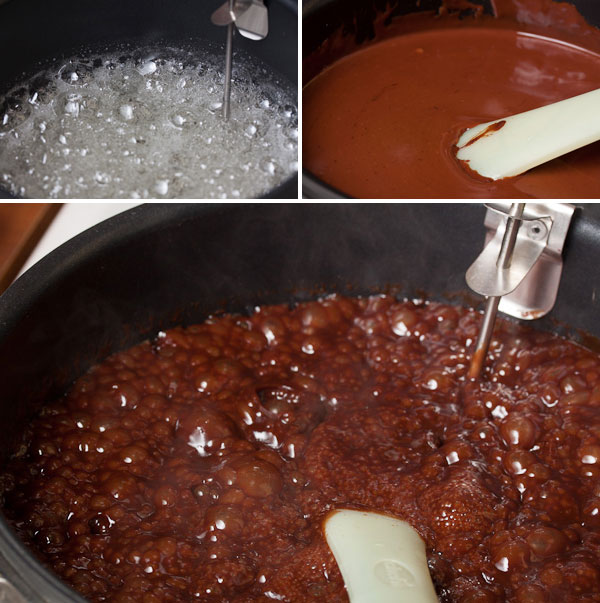 cooking chocolate caramels