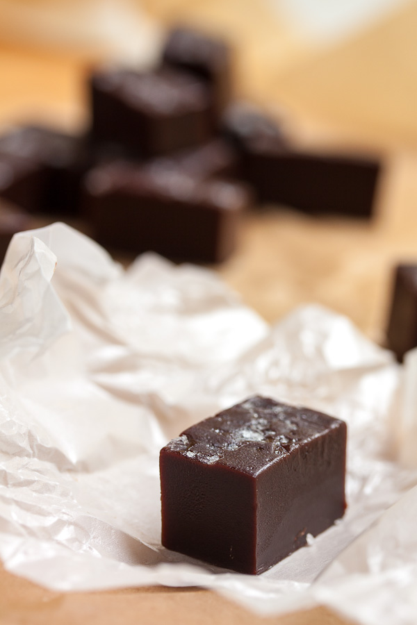 salted chocolate caramels