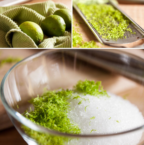 Shortbread-based lime cookies with a really fresh flavour. There's lime zest in every component of this cookie. A very summery cookie.