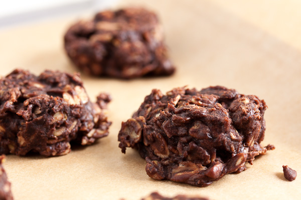 chocolate peanut butter no-bake cookies