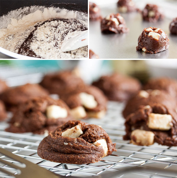 white chocolate mocha cookies