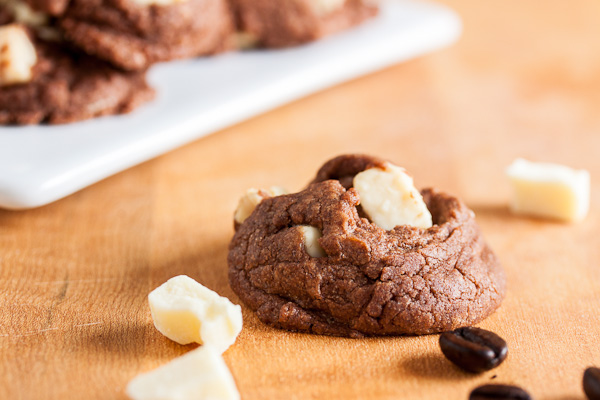 white chocolate mocha cookies