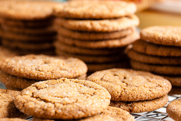 fresh ginger molasses cookies