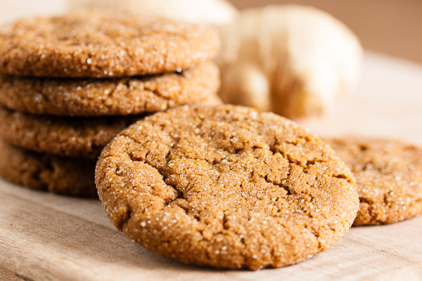 fresh ginger molasses cookies