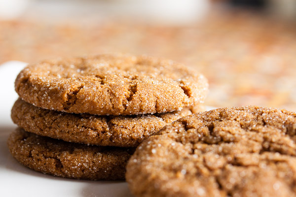 fresh ginger molasses cookies