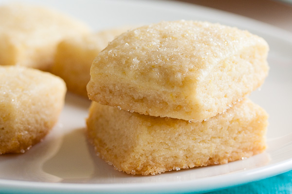 Lemon Shortbread Cookies