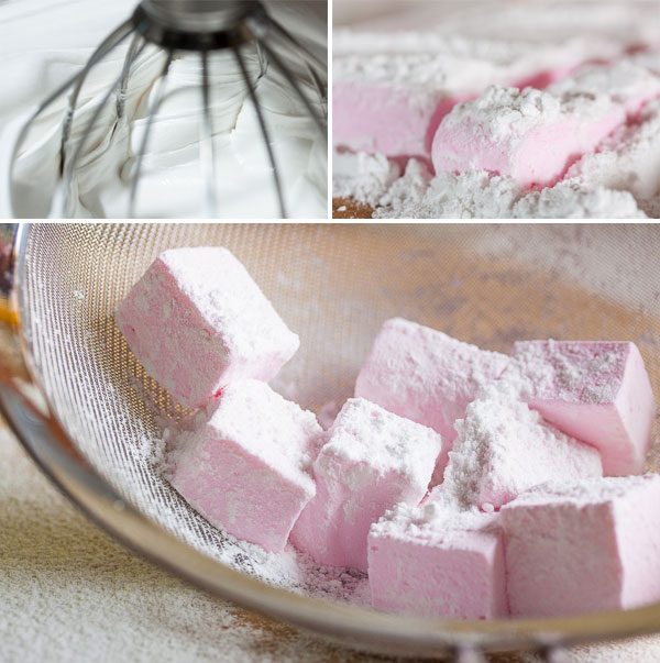 Making peppermint marshmallows has become a winter tradition for me. They're fantastic dipped in chocolate, even better in a mug of hot cocoa.