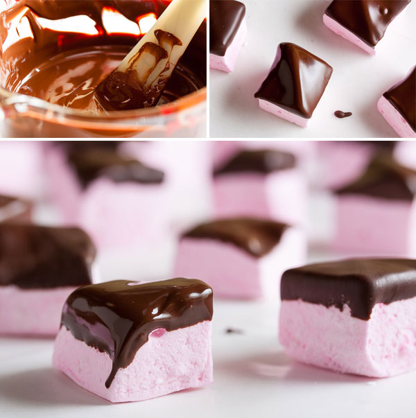 Making peppermint marshmallows has become a winter tradition for me. They're fantastic dipped in chocolate, even better in a mug of hot cocoa.