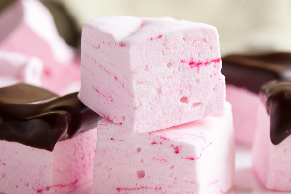 Making peppermint marshmallows has become a winter tradition for me. They're fantastic dipped in chocolate, even better in a mug of hot cocoa.