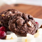 <h2>chocolate cranberry spice cookies</h2>