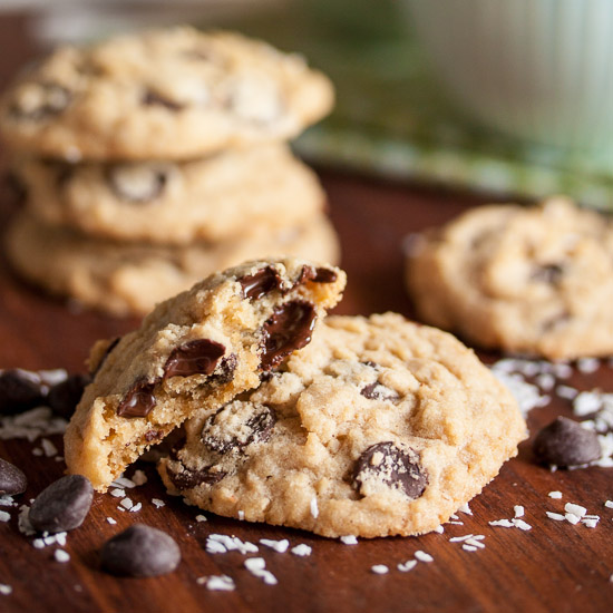 Coconut chocolate shop chip cookie