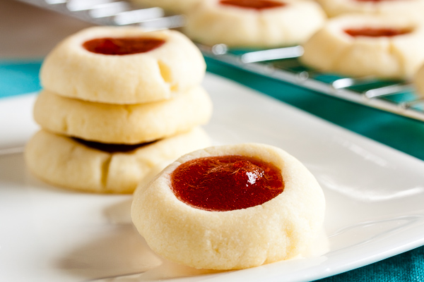 jam thumbprint cookies