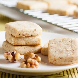 walnut shortbread