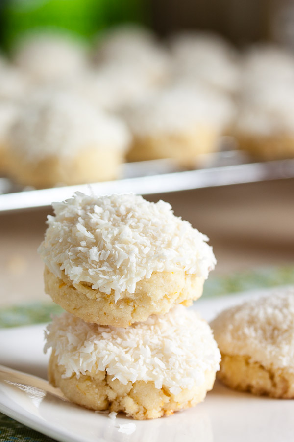 coconut orange cookies