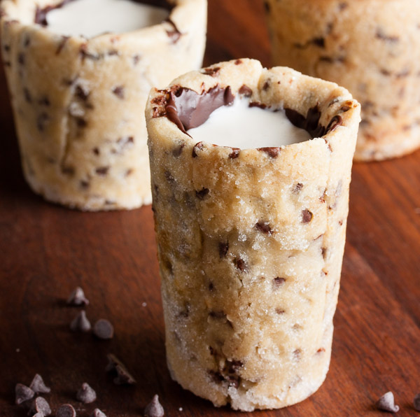 Homemade Cookie Shot Glasses