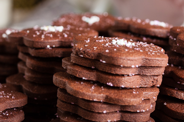 These Chocolate Cookie Cutouts are rich enough that you'll think they're made with melted chocolate. They're dense and fudgy and hold their shape.