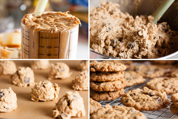 peanut butter oatmeal chocolate chip cookies