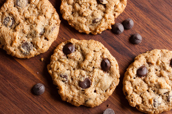 peanut butter oatmeal chocolate chip cookies