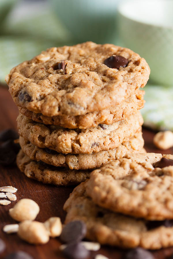 peanut butter oatmeal chocolate chip cookies