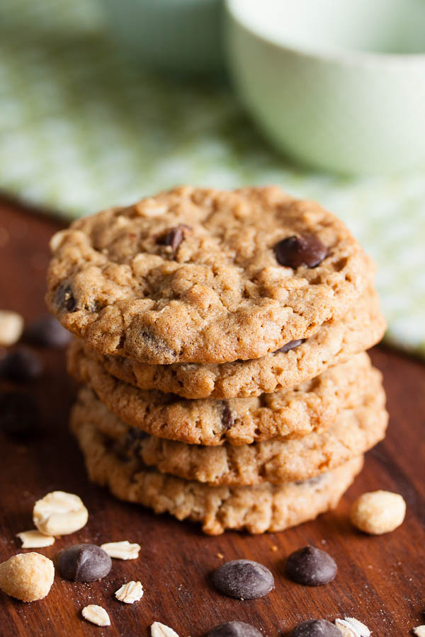 peanut butter oatmeal chocolate chip cookies