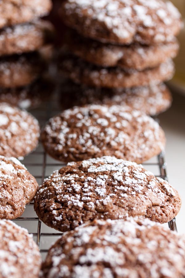 Chocolate Crackles – soft, moist chocolate cookies made even more chocolate-y with chocolate chips. They're like a brownie in cookie form!