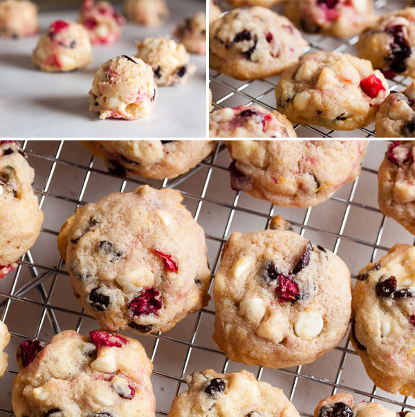 white chocolate cranberry cookies