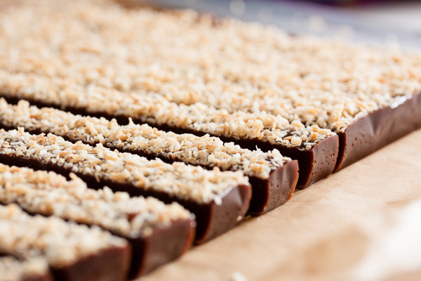 chocolate coconut caramels