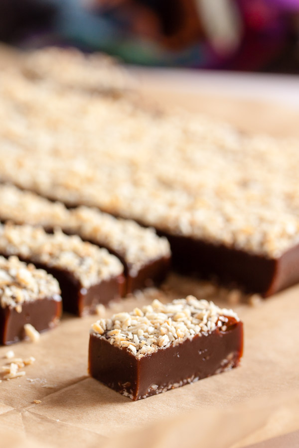 chocolate coconut caramels
