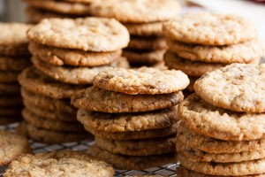 Milk Chocolate Caramel Cookies – chocolate chips, caramel chunks, and oatmeal combine to make a delicious, sweet, chewy cookie.