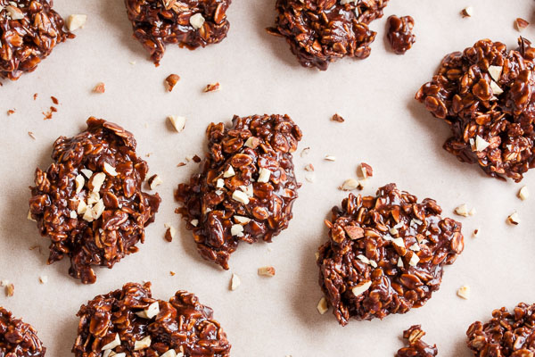 Nutella No-Bake Cookies – dense and fudgy. A perfect treat for when it's too hot to bake!