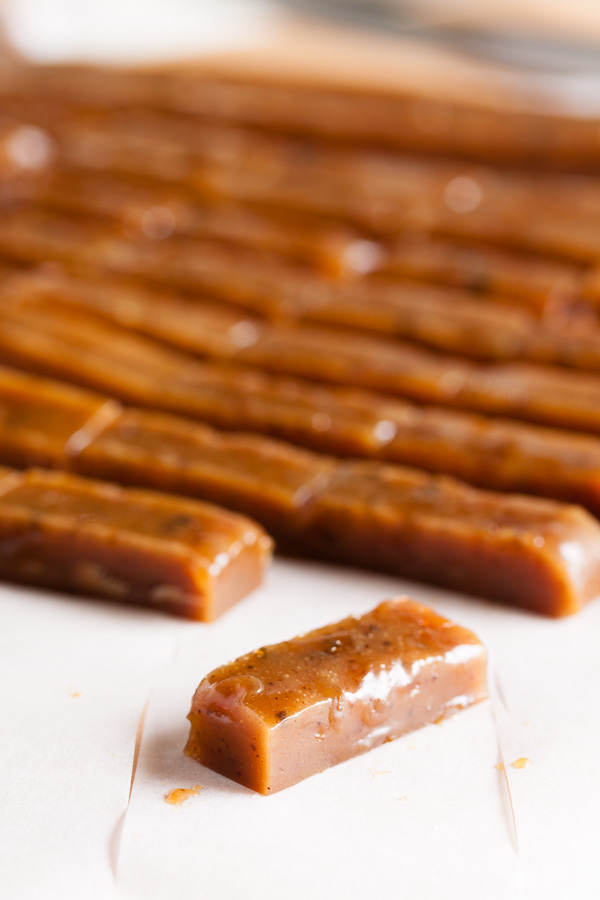 Orange Espresso Caramels – the flavours of sweet caramel, bitter espresso, and bright, fresh orange complement each other perfectly. You'll want to eat them all!