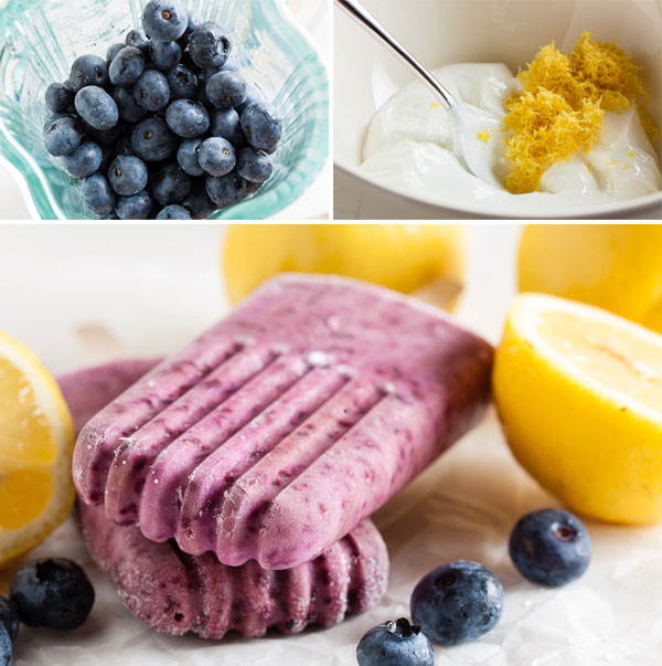 Blueberry Lemon Yogurt Popsicles – sweet and tart, creamy and refreshing – flavours that were meant to be together.