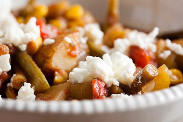 Mexican Vegetable Stew – loaded with beautiful fresh vegetables, this slightly spicy stew is hearty and filling, but not too heavy. It's one of my absolute favourites that I make again and again.