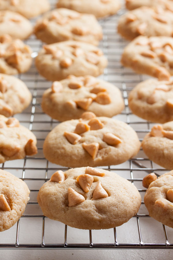 Brown Sugar Butterscotch Cookies – soft and chewy and loaded with butterscotch chips.