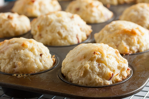 These Apple Cheddar Muffins are both sweet and savoury. This combination of cheese and apple is really satisfying, especially on a cold fall morning.