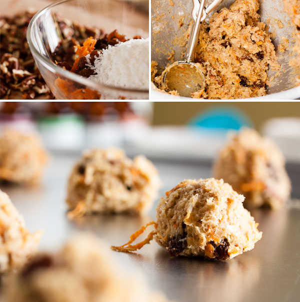 Carrot Cake Cookies with Ginger Cream Cheese Frosting – these cookies have all the flavours you'd expect, but the frosting is where it gets really interesting, with both candied ginger and spiced rum!