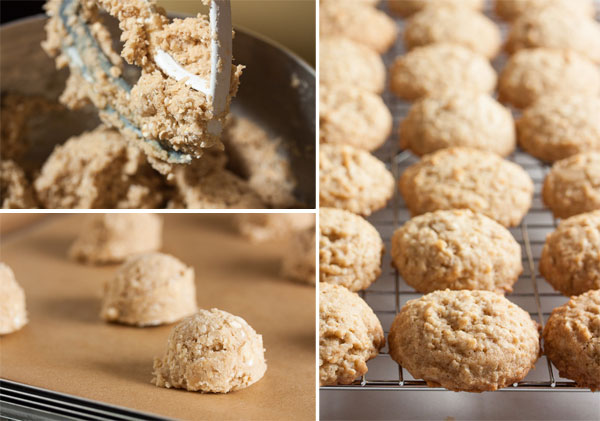 Coconut Oatmeal Cookies – soft and chewy, full of the flavours of both oats and coconut.