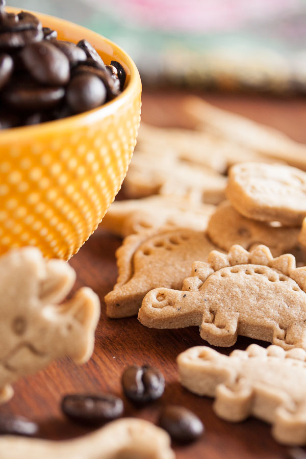 Espresso Shortbread Rollout Cookies – soft and tender, subtly sweet, with a lovely espresso flavour.