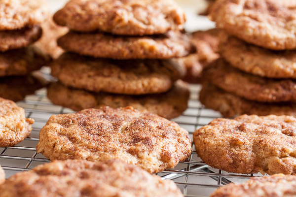 Oatmeal Snickerdoodles – combining dense, chewy oatmeal cookies with all the cinnamon goodness of a snickerdoodle!