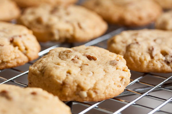 Butterscotch Chews cookies are so so soft and chewy, and loaded with butterscotch flavour and crunchy pecans.