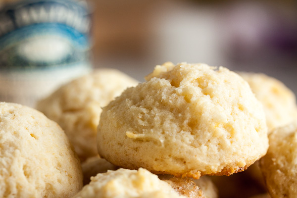 Delicately flavoured, soft, cake-y, and slightly chewy, Buttery Jam Cookies – made with jam swirled right into the batter.