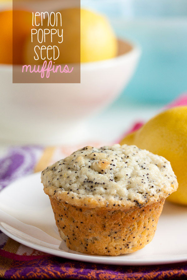 Lemon Poppy Seed Muffins – moist and rich, and so very lemony.