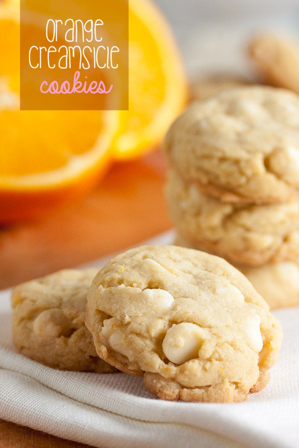 If you love citrus, you'll love these Orange Creamsicle Cookies. They really do taste like their namesake!