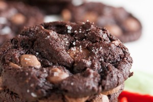 These Chocolate Diablo Cookies are dense and incredibly chocolate-y, with heat from fresh ginger and cayenne pepper contrasted by sweet milk chocolate.