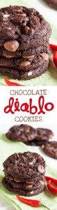 These Chocolate Diablo Cookies are dense and incredibly chocolate-y, with heat from fresh ginger and cayenne pepper contrasted by sweet milk chocolate.