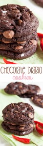These Chocolate Diablo Cookies are dense and incredibly chocolate-y, with heat from fresh ginger and cayenne pepper contrasted by sweet milk chocolate.